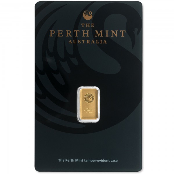 1g Perth Mint Goldbarren